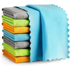 Microfiber Fish Scale Cleaning Cloth (5pcs)