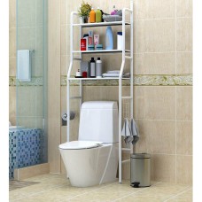 Stainless steel toilet cabinet shelving space saver shelf