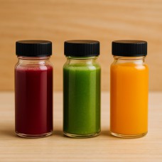 50ml Premium Glass Shot Bottle (with airtight lid)