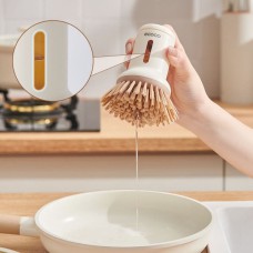 Squeezable Liquid Short Handle Pot Brush 