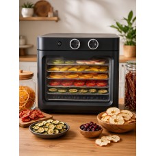 8-Layer Stainless Steel Food Dehydrator (800W)