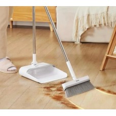 Long Handle Broom with Dustpan