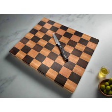 Premium End-Grain Hardwood Chopping Board 