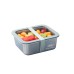 BMP Premium 304 Stainless Steel Food Storage Bowls with Lids (3-Piece Set)