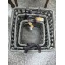 Woven Storage Basket Set (with leather handles)