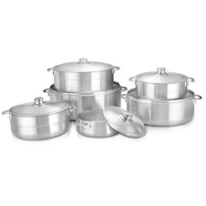 6 pcs Polish Aluminum Cookware sets