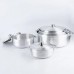 6 pcs Polish Aluminum Cookware sets