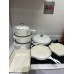 Cast Iron 7 Pieces Enamel Cast Iron Cookware Set