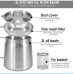 2L Stainless steel oil container with strainer 