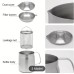 2L Stainless steel oil container with strainer 