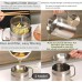 2L Stainless steel oil container with strainer 