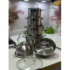 Zepter 12pcs Stainless Steel Cookware (with stainless Frypan)