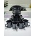 12pcs Black Dinner set