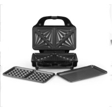 3-in-1 Snack Maker (Waffle|grill|toaster)