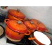 Cast Iron 7 Pieces Enamel Cast Iron Cookware Set
